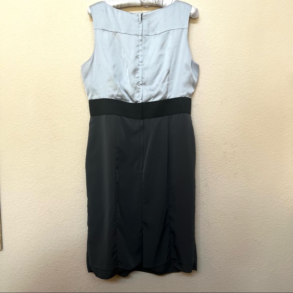 H&M Grey Black Sleeveless Dress Sz 14 B1/29 - Picture 8 of 14
